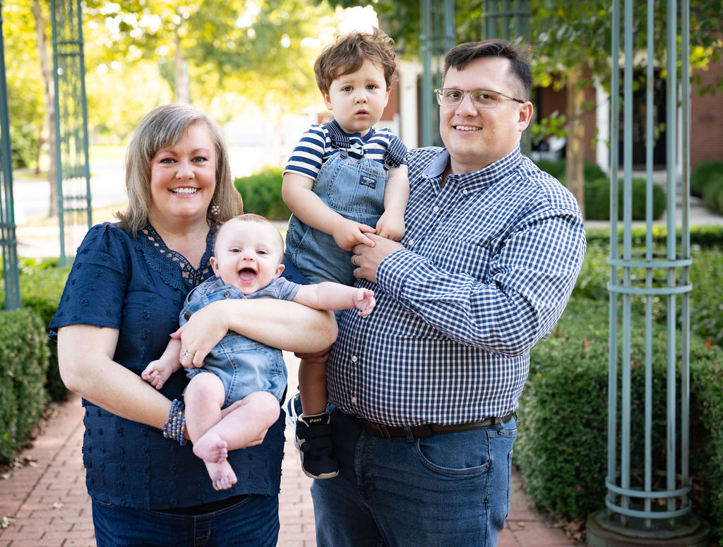 Chad Finkenbiner with family
